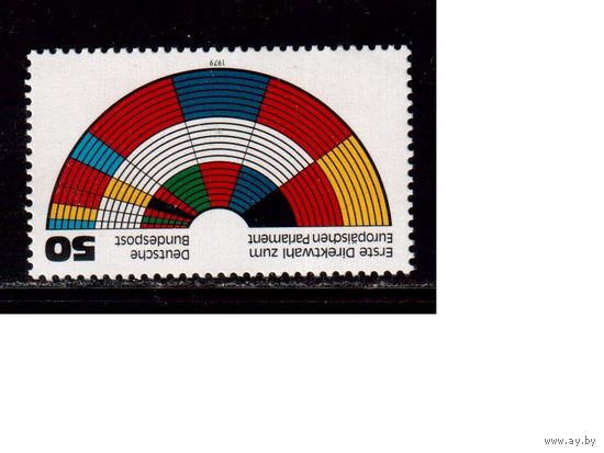 Германия(ФРГ)-1979,(Мих.1002), **, Европарламент