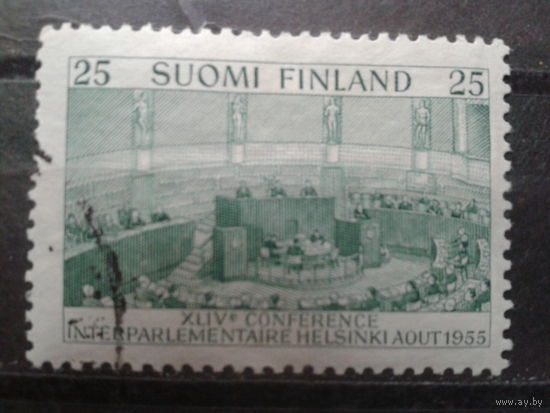 Финляндия 1955 Зал заседаний Парламента