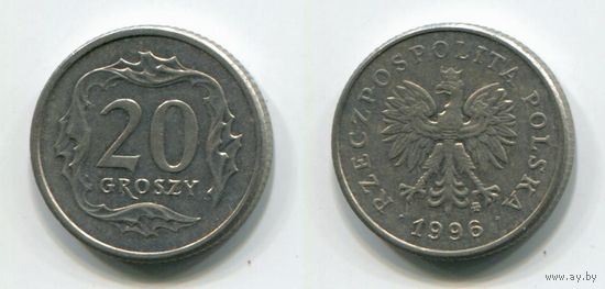 Польша. 20 грошей (1996)