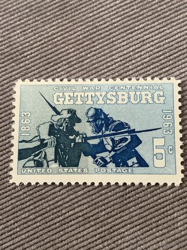 США 1963. 100 летие Гражданской войны. Битва при Геттисберге. Полная серия