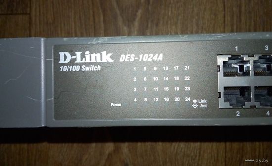 Неуправляемый коммутатор D-Link DES-1024A