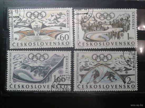 Чехословакия 1968 Олимпиада в Гренобле Полная серия