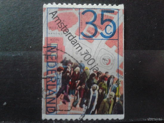Нидерланды 1975 700 лет Амстердаму, рулонная марка