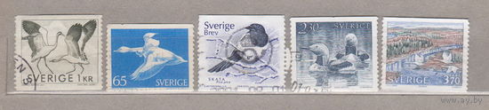 Птицы Фауна Швеция   лот 1077