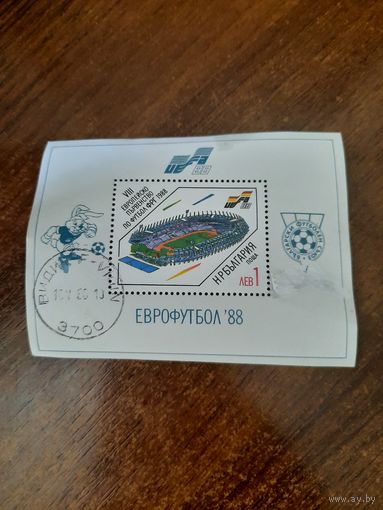 Болгария 1988. Европейское первенство по футболу ФРГ 1988. Блок. Повреждентя блока