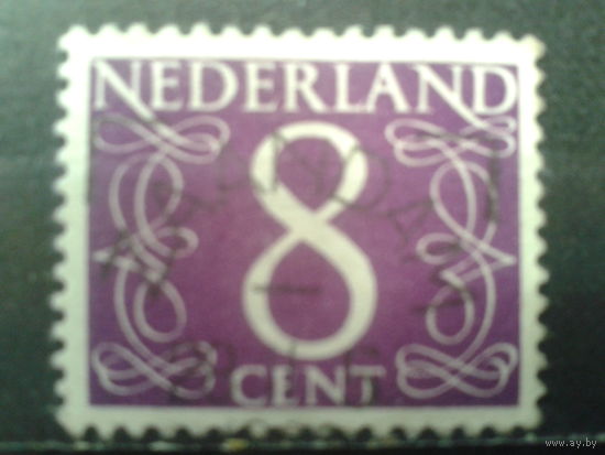 Нидерланды 1957 Стандарт, цифра 8