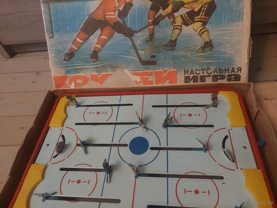 Игра хоккей, СССР.