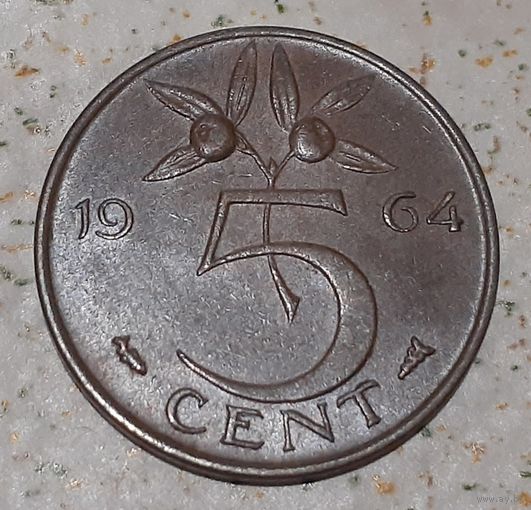 Нидерланды 5 центов, 1964 (4-13-19)