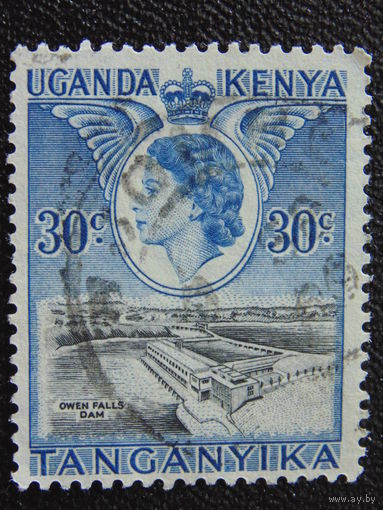 Кения Уганда Танганьика. Королева Елизавета II. Архитектура.