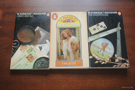 Книги на английском W.Somerset MAUEGHAM (Моэм) в мягкой обложке. 1967г. 3шт. размер 180/110мм.