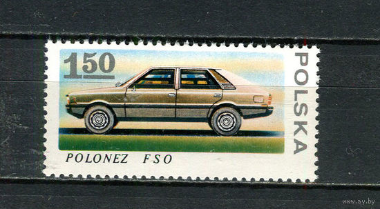 Польша - 1978 - Автомобили - [Mi. 2562] - полная серия - 1 марка. MNH.  (Лот 97Ds)
