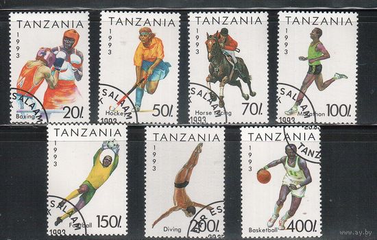 Танзания-1993(Мих.1467-1473) , гаш. , Спорт, (полная серия)