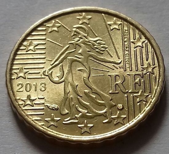 10 евроцентов, Франция 2013 г.