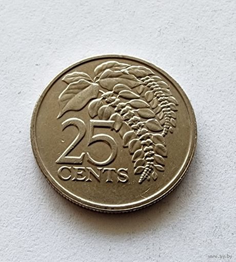 Тринидад и Тобаго 25 центов, 2008