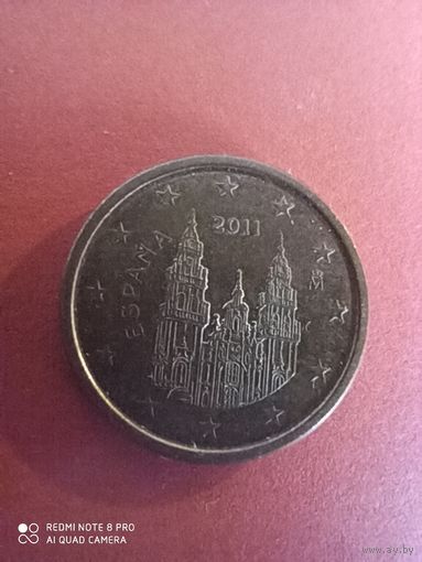 1 евроцент 2011, Испания