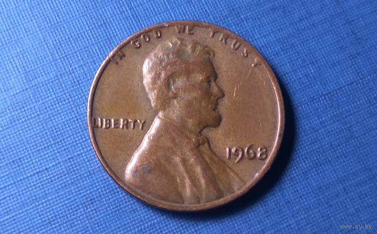 1 цент 1968. США.