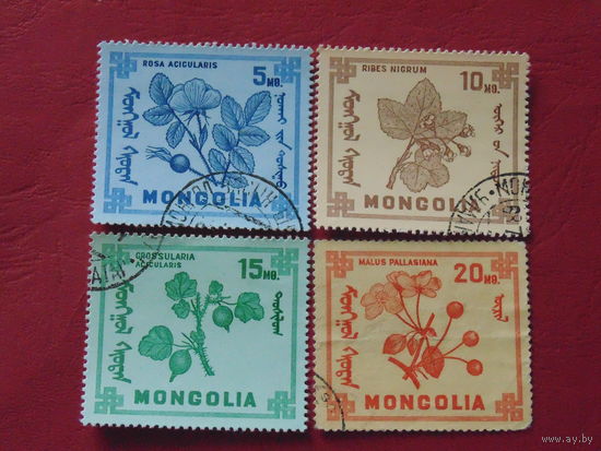 Монголия 1968 г. Ягоды.
