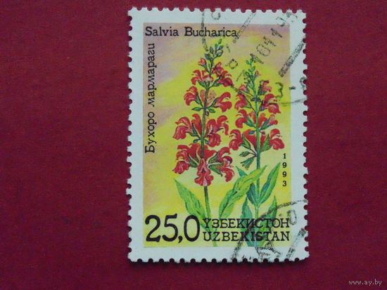 Узбекистан 1993г. Флора.