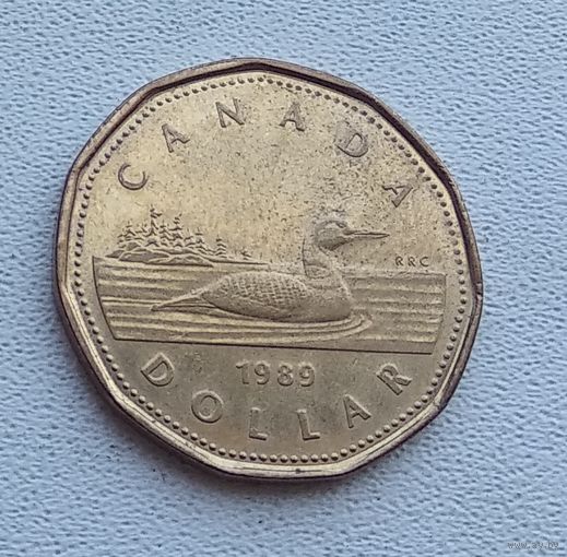 Канада 1 доллар, 1989 5-11-10