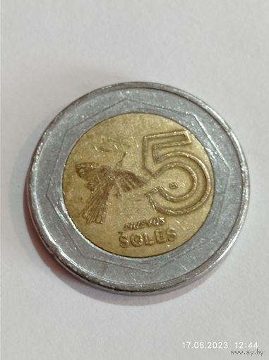 Перу 5 Солей 2005  года .