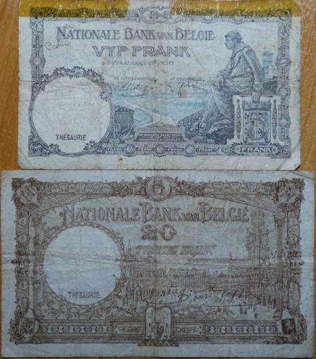 5-20 франков 1938-41гг