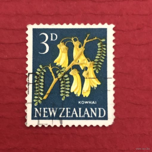 Новая Зеландия 1960 год. Стандарт. Растения