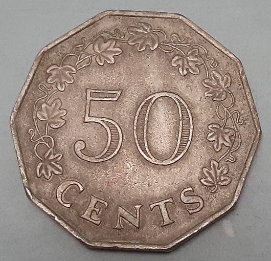 Мальта 50 центов, 1972 (9-3-16(в))