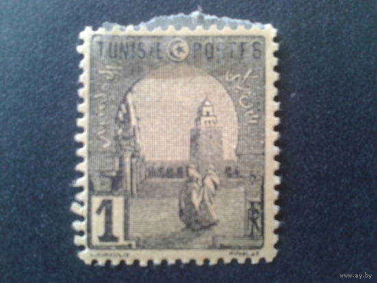 Тунис 1906 колония Франции стандарт