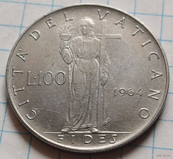 Ватикан 100 лир, 1964     ( 1-9-5 )