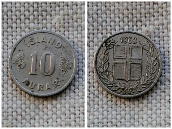 Исландия 10 эйре 1963