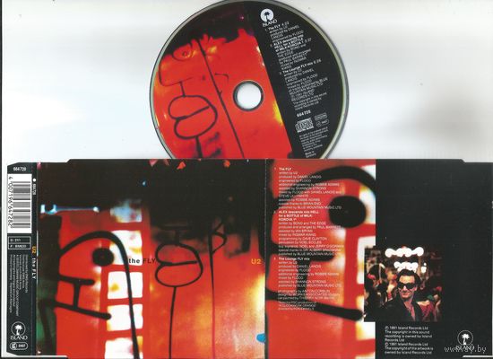 U2 - The Fly (GERMANY аудио CD SINGLE 1991)