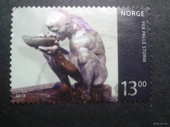 Норвегия 2010 скульптура Mi-3,0 евро гаш.