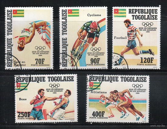 Того-1984(Мих.1746-1750) , гаш. , Спорт, ОИ-1984(полная серия)