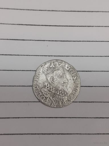 1 грош 1624 год в сохране данциг
