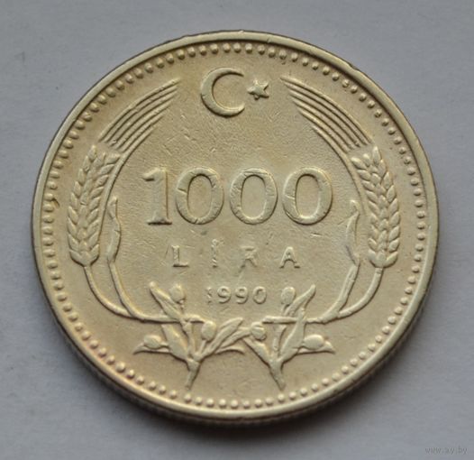Турция, 1000 лир 1990 г.