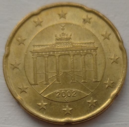Германия 20 евроцентов 2002 G. Возможен обмен