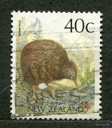 Птица киви. Новая Зеландия. 1991. Полная серия 1 марка