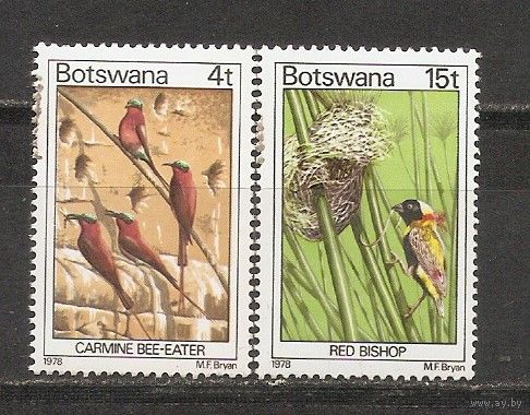 КГ Ботсвана 1978 Птицы