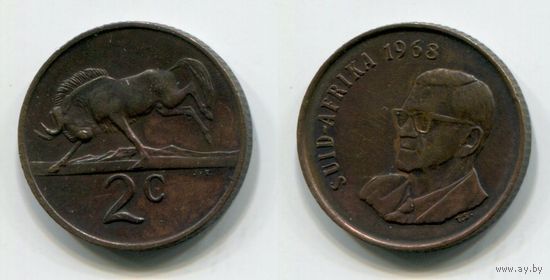 Южная Африка. 2 цента (1968)
