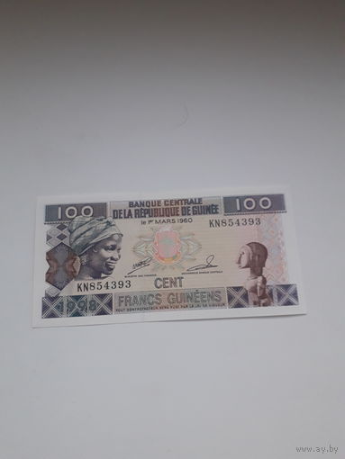 ГВИНЕЯ 100 франков 1998 год