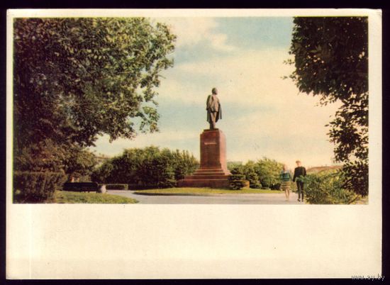 Омск 1966 Памятник Ленину на его площади