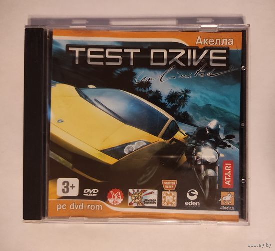 Ретро игра для PC (лицензия). Test drive ulimited (Акелла, 2007)