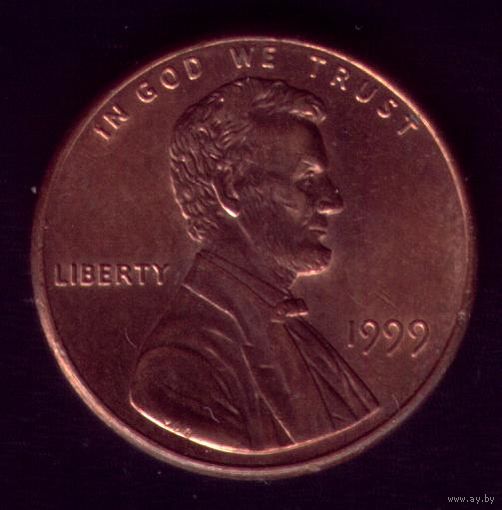 1 цент 1999 год США