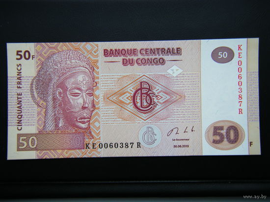Конго 50 ФРАНКОВ 2013г. UNC.