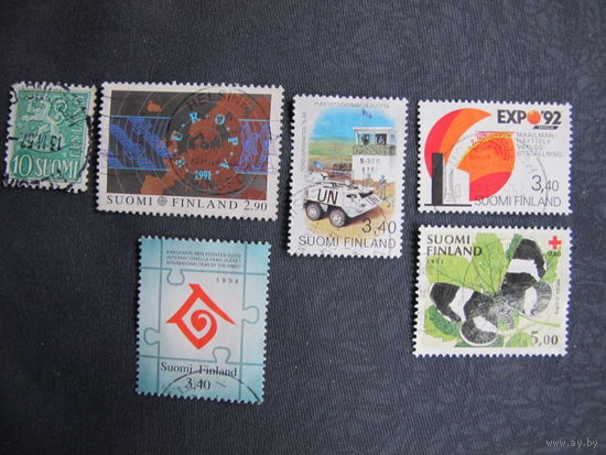 Сборный лот марок Финляндии
