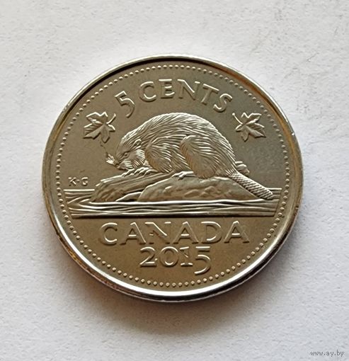 Канада 5 центов, 2015