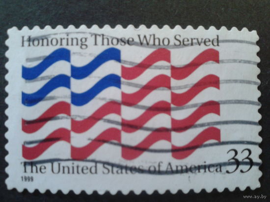 США 1999 стилизованный флаг