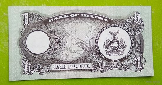Банкнота 1 pound Biafra 1968-1969 P-5