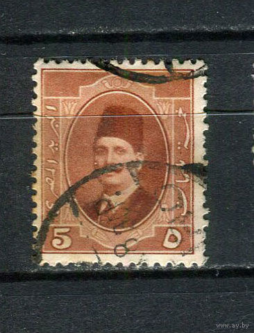 Египет - 1923/1924 - Король Фауд I 5M - [Mi.86] - 1 марка. Гашеная.  (LOT Ei2)-T10P38