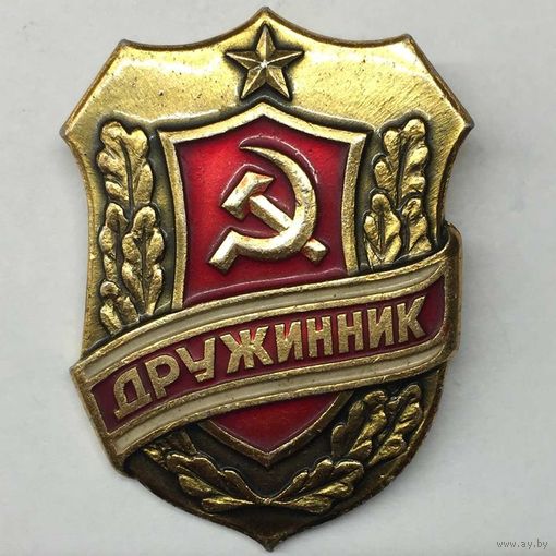 Значок СССР Дружинник